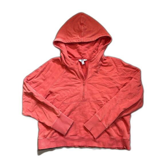 JoyLab Pink Quarter Zip Hoodie Size Large - Picture 1 of 4